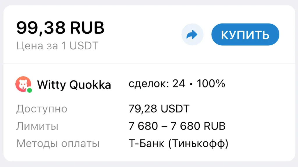 Где и как купить USDT? Р2Р Маркет